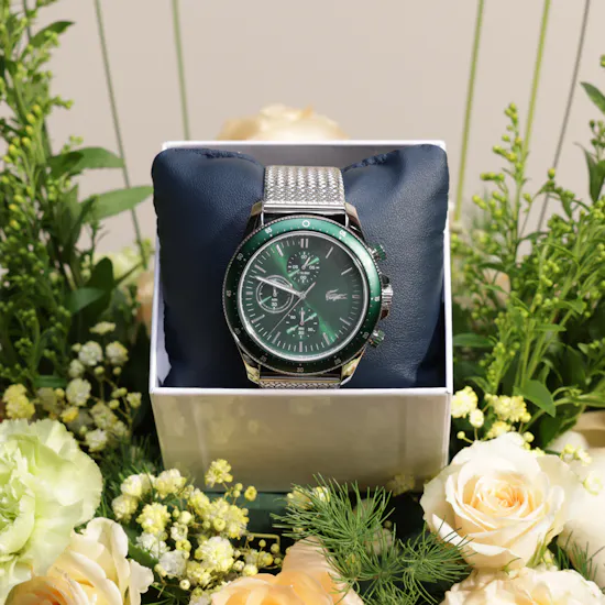 Lacoste Men's Stainless Steel Watch | Peach Rose