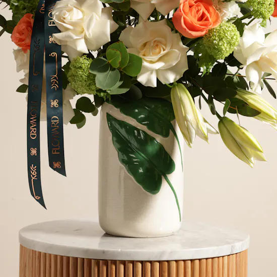 Sunlit Garden Flower Vase