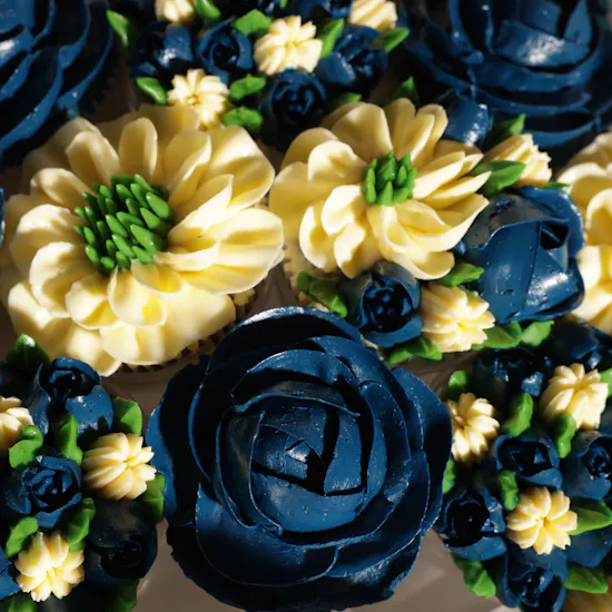 Gourmet Artistry Floral Cupcake Bouquet