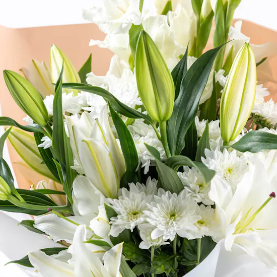 White Gladiolus Bouquet
