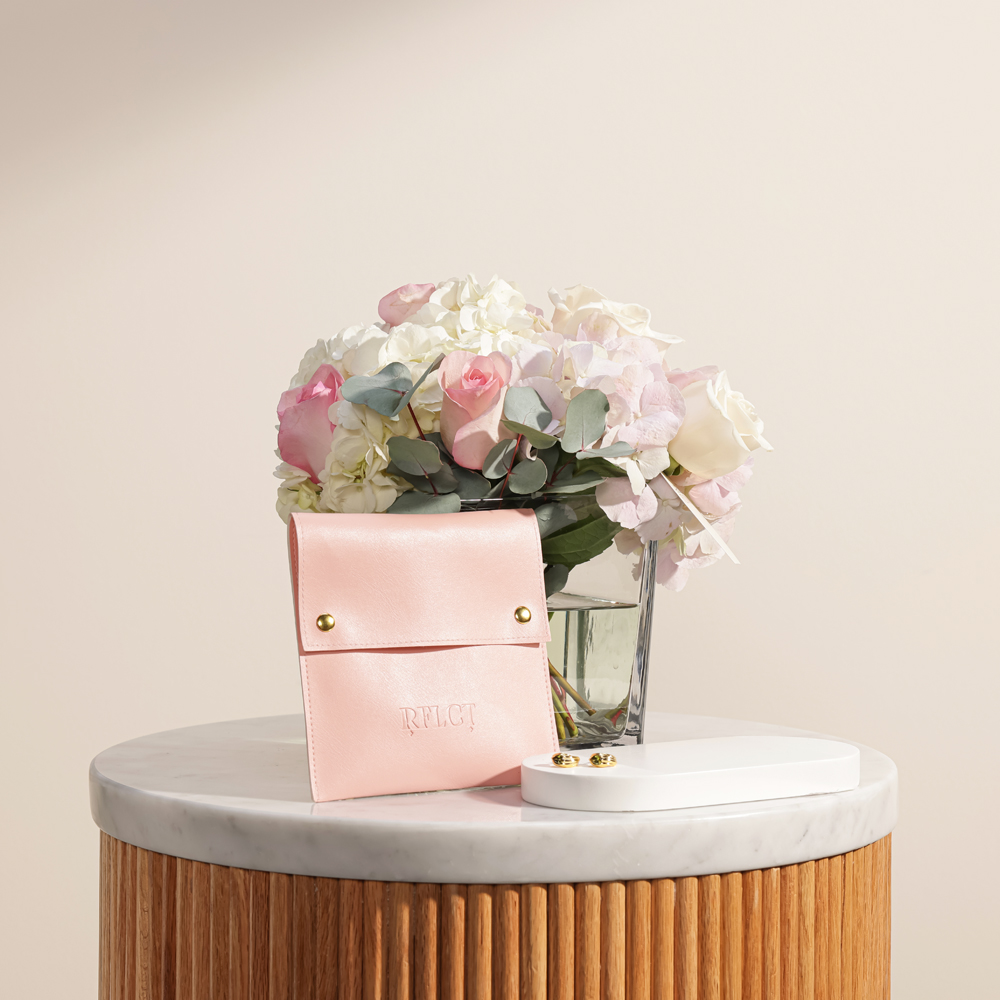 Rflct celeste Earrings | Delicate Flower Vase