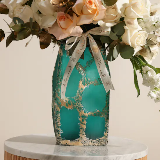 Whispers of Serenity Grace Flowers Vase