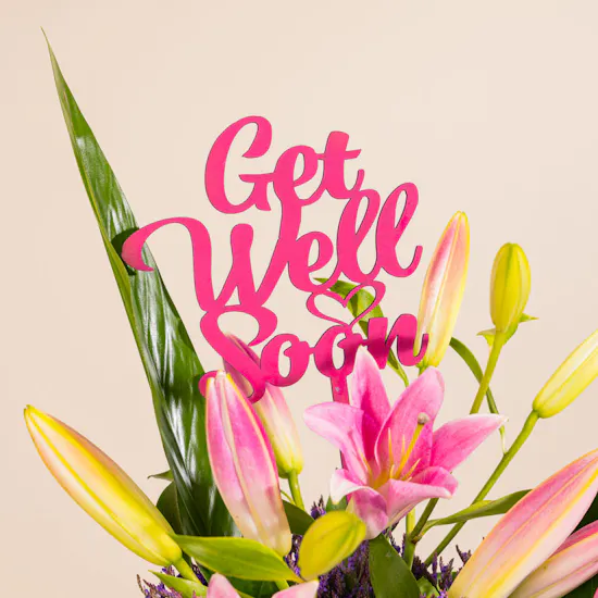 Wunder Chocolates | Get Well Soon Lilies