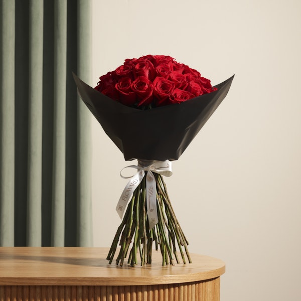 Stunning Red Roses Bouquet | 50 Roses