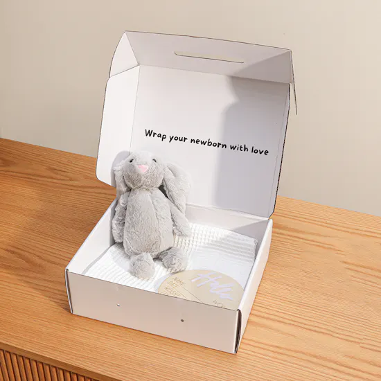 Cozy Bunny Newborn Giftset | White