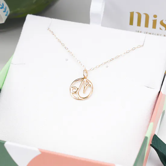 Miss L Capricorn Zodiac Necklace | Flowers Get Well Soon