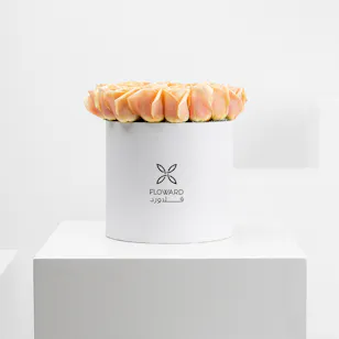 Sweet Peach Roses Box