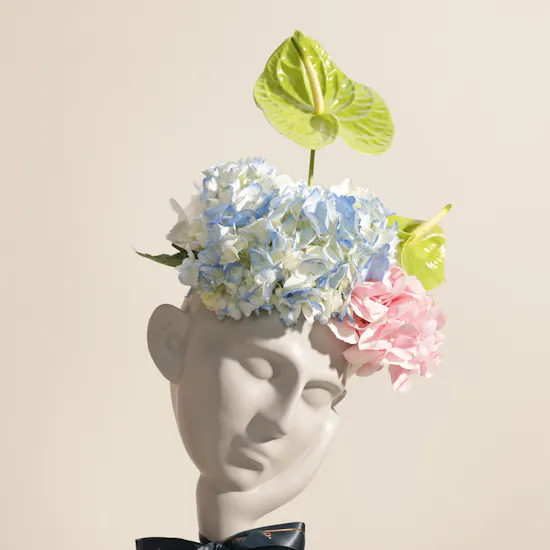 Fantastic Face Shaped Flower Vase