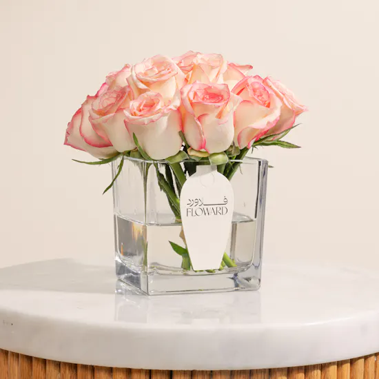 Esperance Roses Vase | 18 Flowers