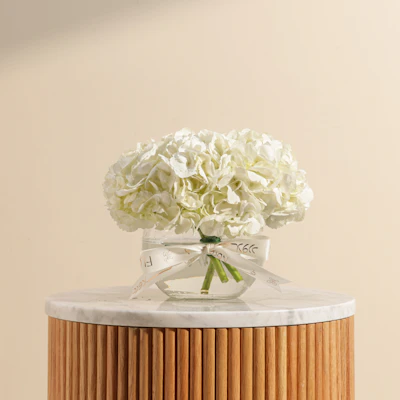 Magical White Hydrangea Vase Magical White Hydrangea Vase