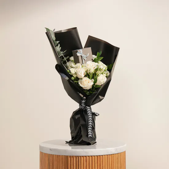 Zayan Malachite Bracelet With Silver | Pure Flowers