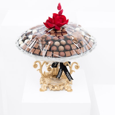 Assorted Chocolate Tray : Crystal & Gold  