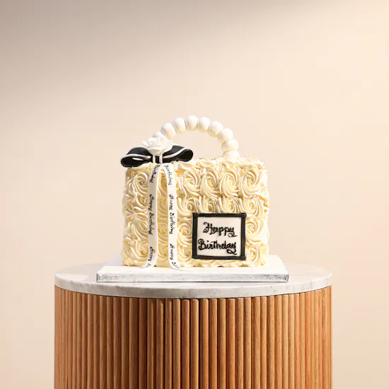Floward Happy Birthday Bag Shape Cake