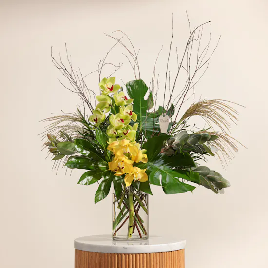 Amazing Mixed Flowers Vase by September Studio