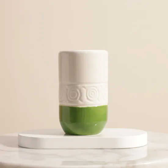 Dar Mada Green Heritage Ceramic Cup