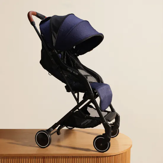 Contours Bitsy Elite Sapphire Blue Stroller