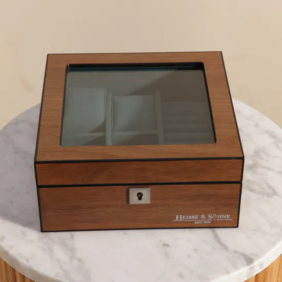Heisse & Söhne Borneaux 4+ Walnut Watch Box