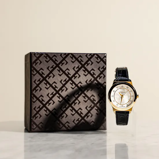 Ferré Milano Black Leather Women's Watch