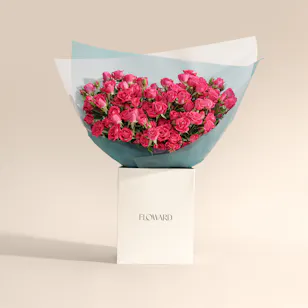 Pink Afterglow Baby Rose Bouquet
