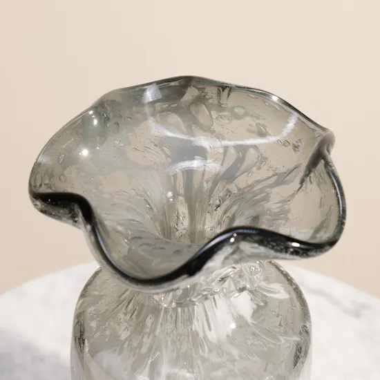 Floward Grey Fog Glass Vase