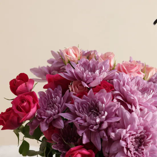 Pink Birthday Melodies Vase