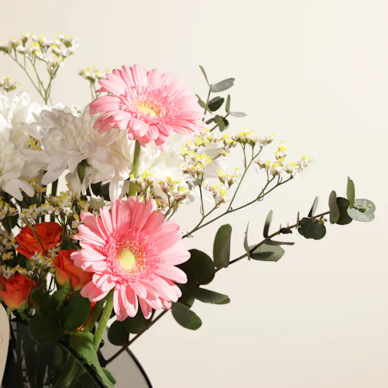Blush Glam Flower Vase