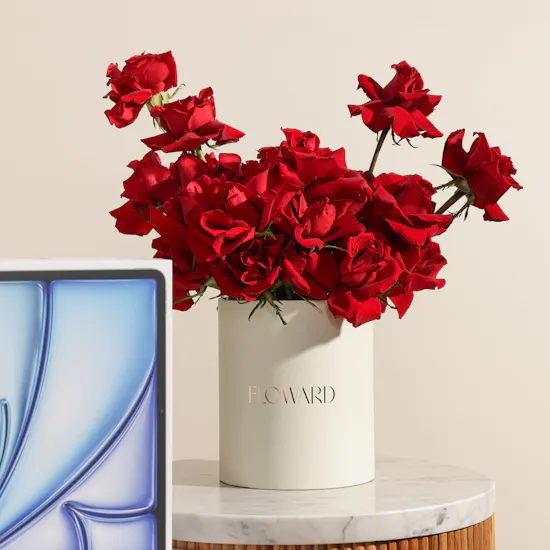 Apple Blue 13-inch iPad Air M3 Chip Wi-Fi 256GB | Charming Flowers