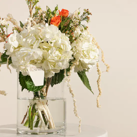 Sweet Serenity Flowers Vase