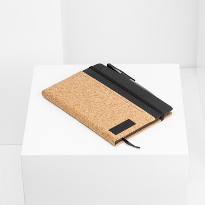 Atom Cork notebook with Flash Pen