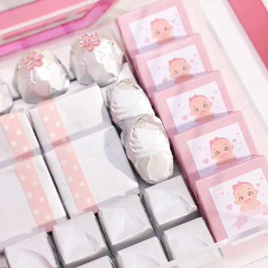 Floward Welcome Baby Girl Chocolate Tray | Flowers