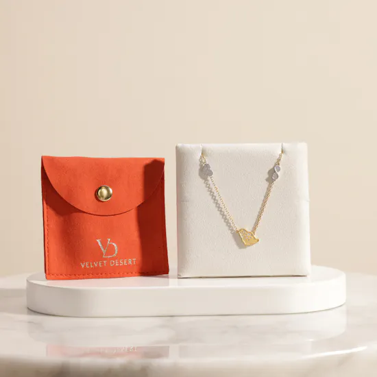 Velvet Desert Gold-plated Saudi Arabia Map Outline Charm Necklace