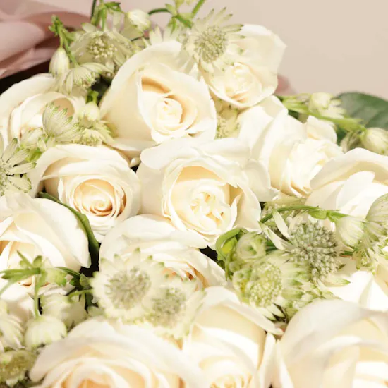 Magnificent White Flowers Bouquet