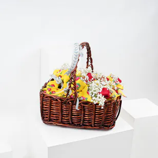 Roses Shalky Basket 