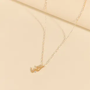 Midad Hob Necklace Gold and Diamond 