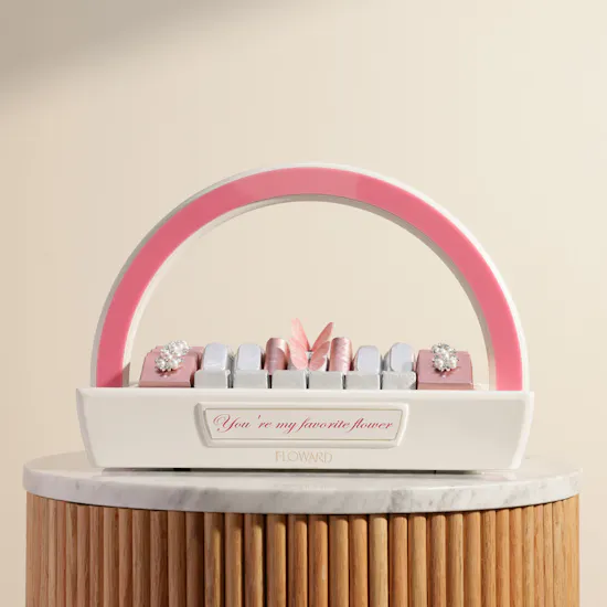 Floward You’re My Favorite Flower Wooden Chocolate Tray