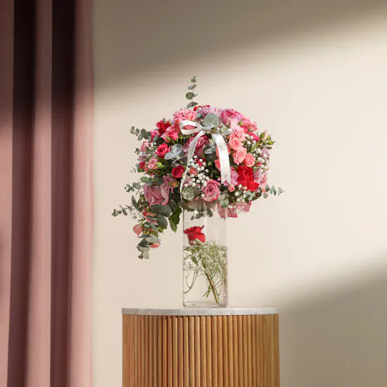 Stunning Birthday Rose Vase