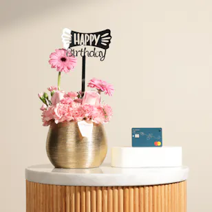 Floward 50 BHD Card | Happy Birthday Charming Flowers