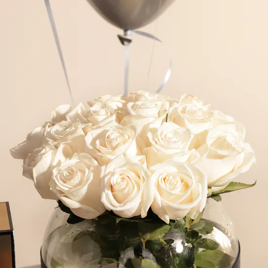 Ibrahim Al-Qurashi Dark Lavender | Flowers & Balloons