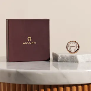 Aigner Rose Gold Brooch