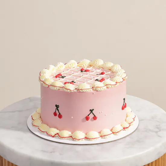 Floward Cherry Sweetheart Cake