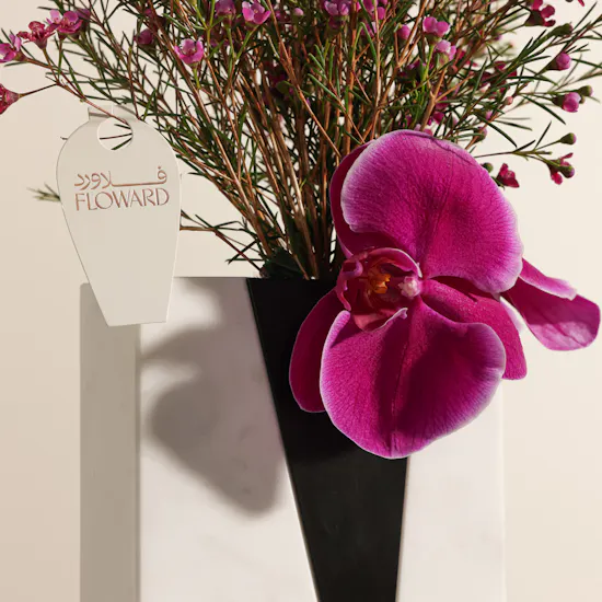 Marble Majesty Flower Vase