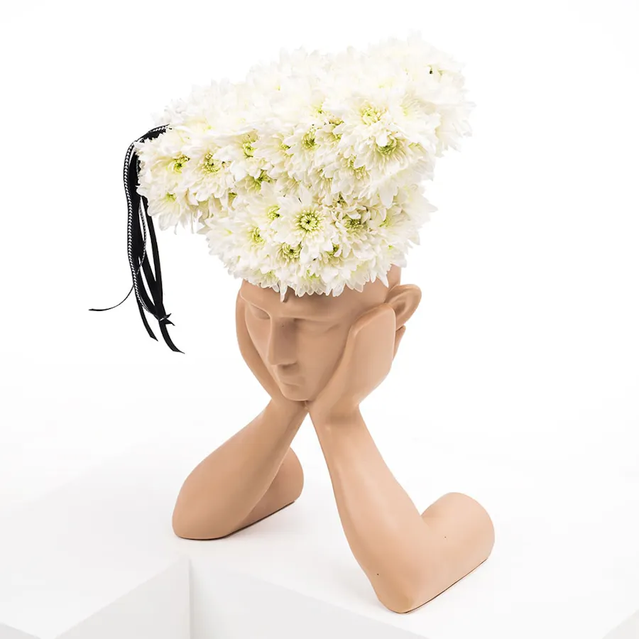 Chrysanthemums | Face Vase 4