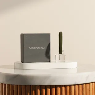 Emporio Armani Green Silicone Bangle Men's Bracelet