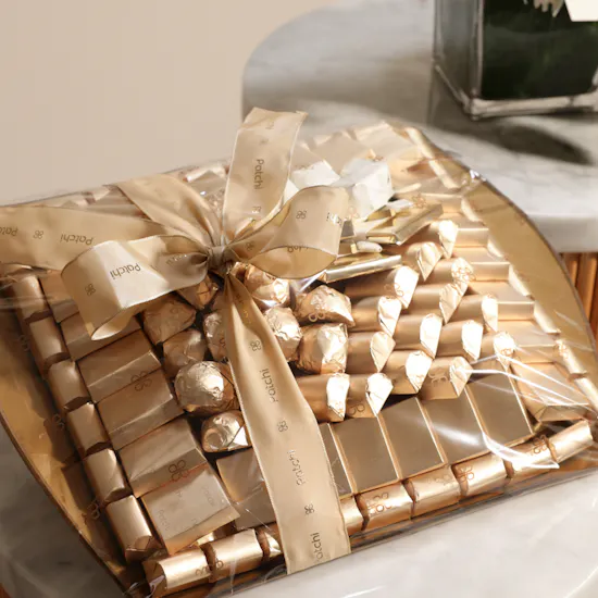 Patchi Chocolate Tray | Shiny Flowers Vase