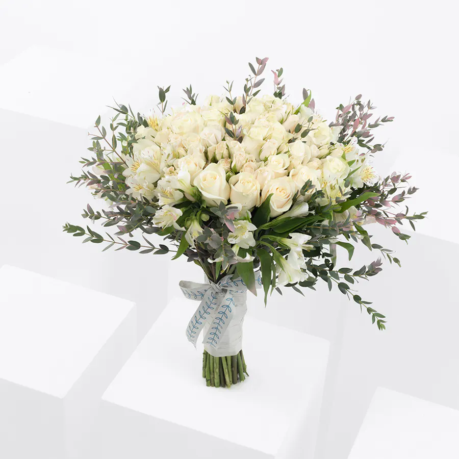 White Bridal Bouquet 2