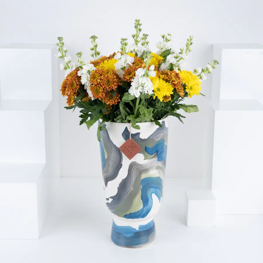 Bright Flowers | Artistic Vase 1