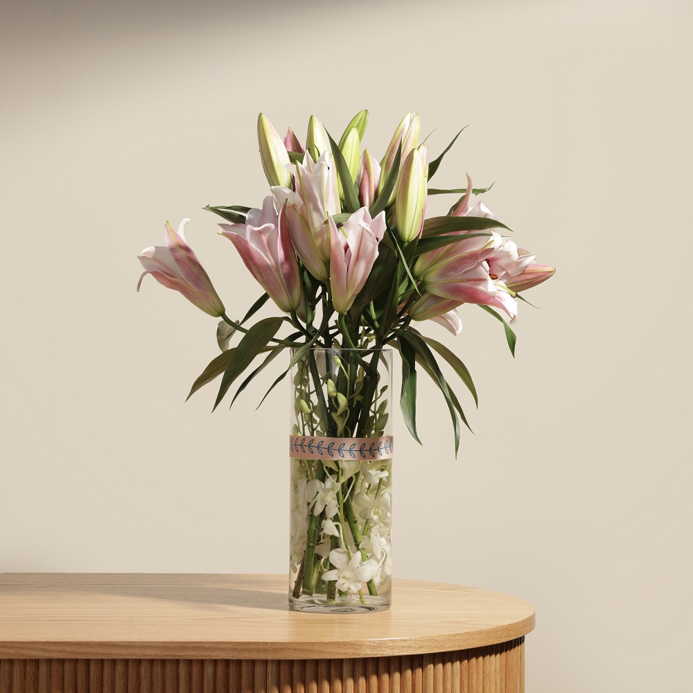 مزهرية اشراقة الزهور