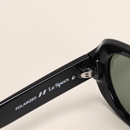 Le Specs Dream Boat Black Khaki Mono Polarised Unisex Sunglasses