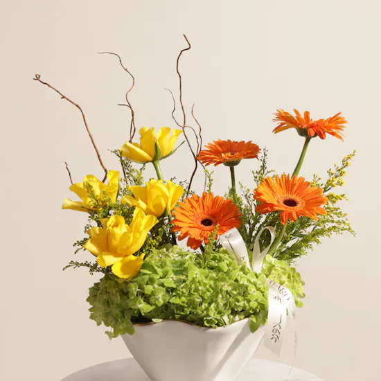 Sunny Grace Flower Vase