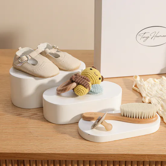 Tiny Humans Floral Yellow for Girls Gift Set